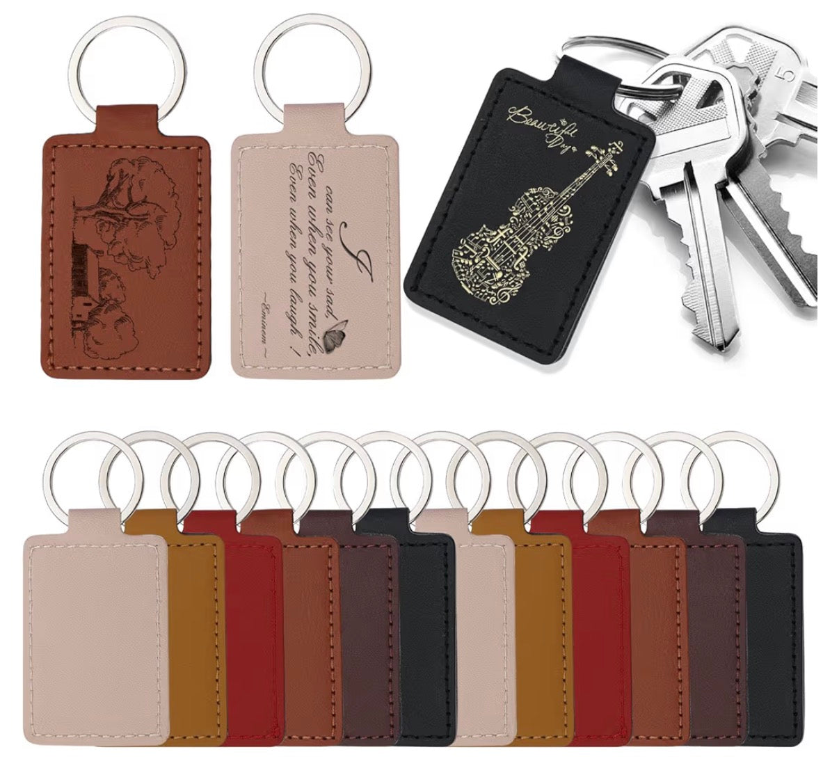 Custom Father’s Day Memory QR Code Keychain | Scan to View Photos, Videos, & Messages