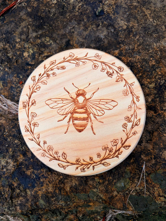 Personalized Wooden Coasters | Custom Laser Engraved Coaster Set for Home, Wedding & Business Gifts